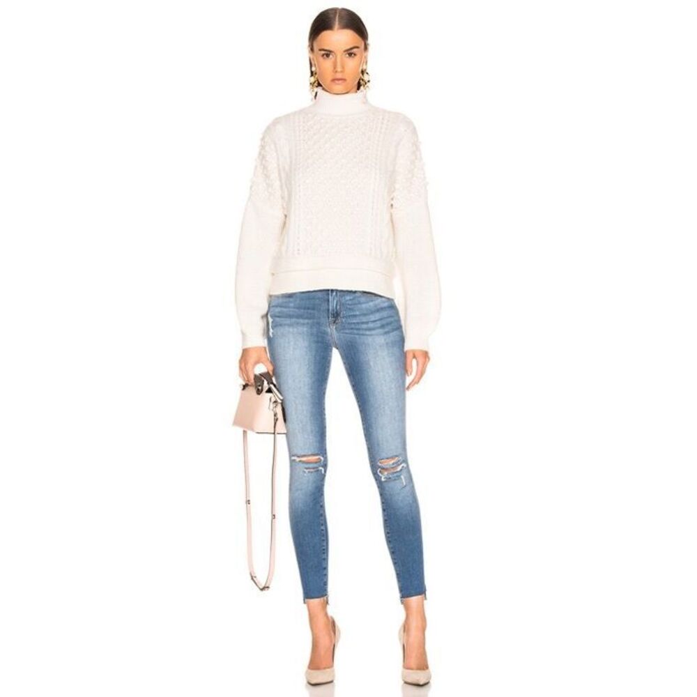 Frame Le Skinny De Jeanne Cutoff Stagger Sunset Cliffs Denim Jeans | 28